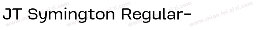 JT Symington Regular字体转换